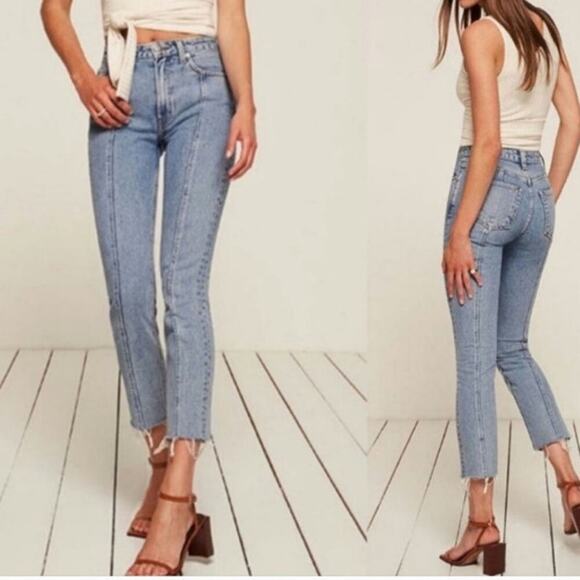 Reformation Seamed Jean in Celtic Wash Size: 27 - Picture 1 of 10